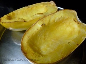 cooked spag squash