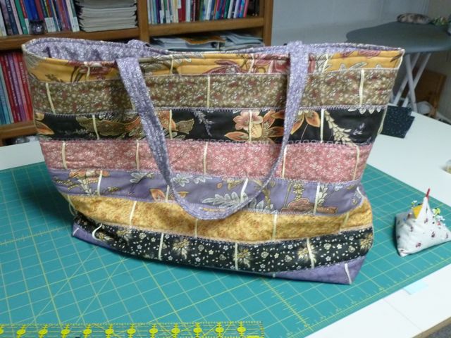 Wild Orchid Tote 57 finished