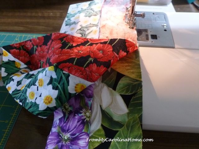 Scrap Dance Quickstep at From My Carolina Home - original pattern, quick and easy using jelly roll strips.