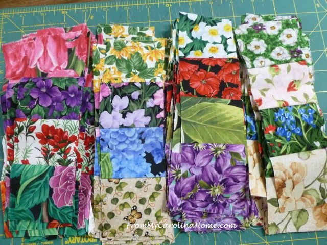 Scrap Dance Quickstep at From My Carolina Home - original pattern, quick and easy using jelly roll strips.